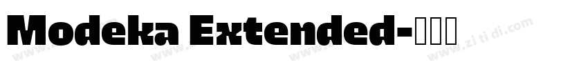 Modeka Extended字体转换